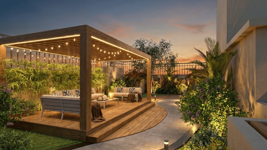 Landscaped Sit-Outs and Gazebos